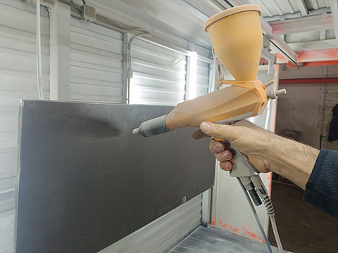 Прошковая окраска